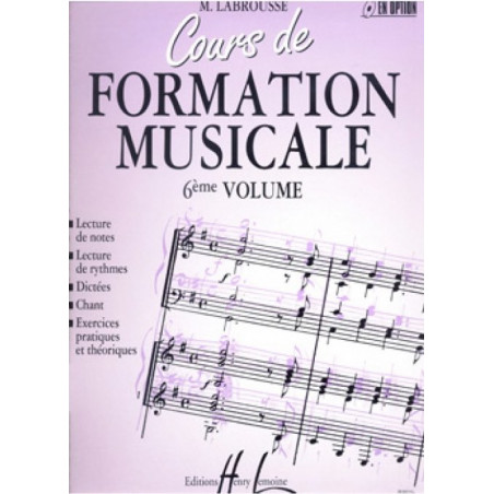 Cours de formation musicale Vol.6 - Marguerite Labrousse