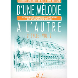 D'une mélodie à l'autre Vol.2 - Elisabeth Lamarque, Marie-José Goudard