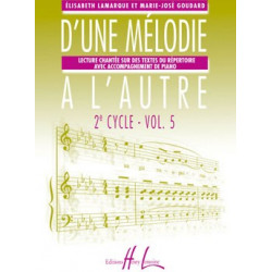 D'une mélodie à l'autre Vol.5 - Elisabeth Lamarque, Marie-José Goudard