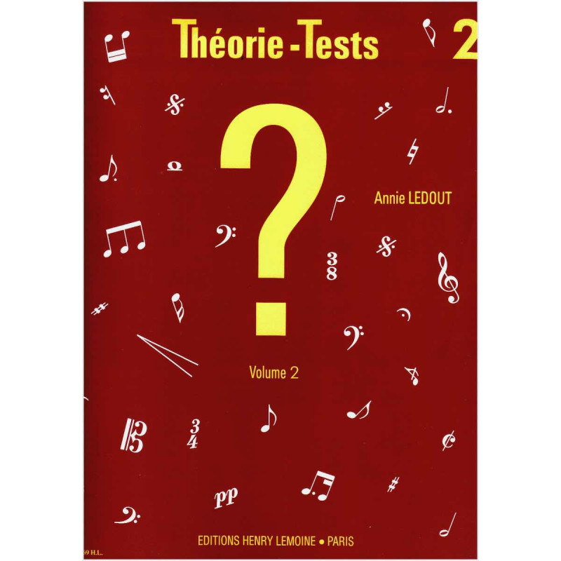 Théorie-tests Vol.2 - LEDOUT Annie