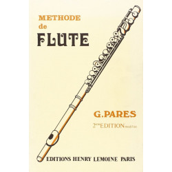 Méthode élémentaire de flûte - Gabriel Parès - Flute