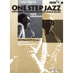 One step jazz - Michel Pellegrino - Saxophone alto (+ audio)