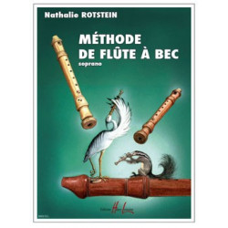 Méthode ROTSTEIN Nathalie Méthode de flûte à bec - flûte à bec soprano
