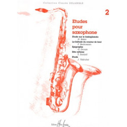 Etudes pour saxophone Vol.2  - baba, Bedrossian, Drouin