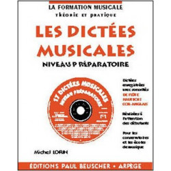 Dictées musicales niveau préparatoire - Michel Lorin (+ audio)