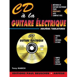 CD à la Guitare électrique - Tony March (+ audio)
