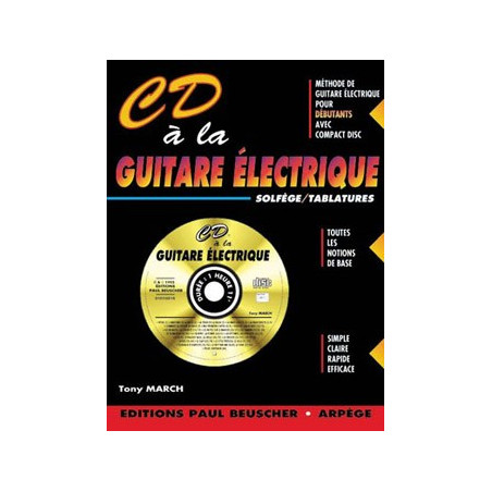 CD à la Guitare électrique - Tony March (+ audio)