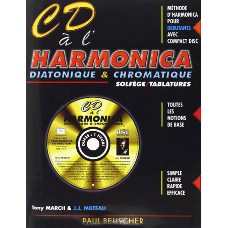 CD à l'Harmonica - Jean-Jacques Milteau, Tony March (+ audio)