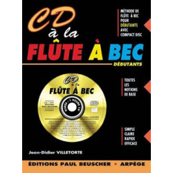 CD à la Flûte à bec - Jean-Didier Villetorte (+ audio)