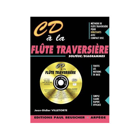 CD à la Flûte traversière - Jean-Didier Villetorte (+ audio)