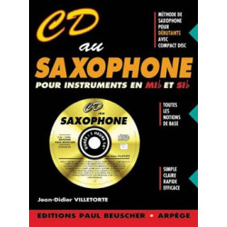 CD au Saxophone - Jean-Didier Villetorte (+ audio)