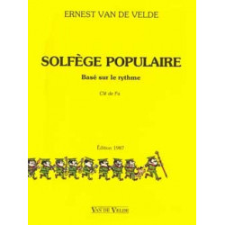 Solfège populaire - clé de fa – VAN de VELDE Ernest