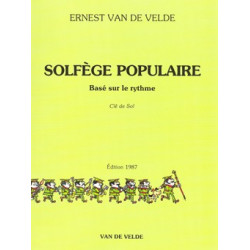 Solfège populaire - clé de sol - VAN de VELDE Ernest