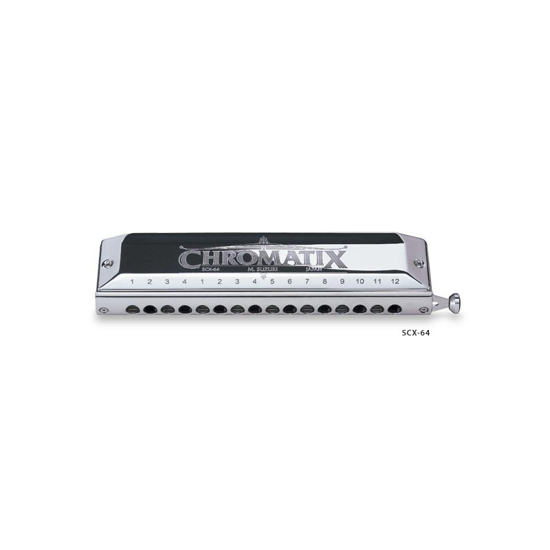 Harmonica chromatique Suzuki Chromatix 12 trous SCX-48 Sol