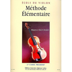 Méthode de Violon - Maurice Hauchard - Ecole de Violon - Elementaire - 2eme Cahier