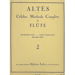 Célèbre Méthode complète de Flûte Altes Vol. 2 - Ed. Leduc