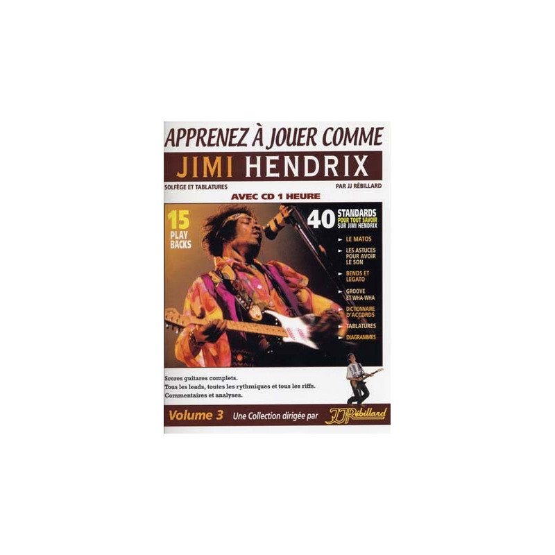 Apprenez à jouer comme Jimi Hendrix - JJ Rebillard (+ audio)