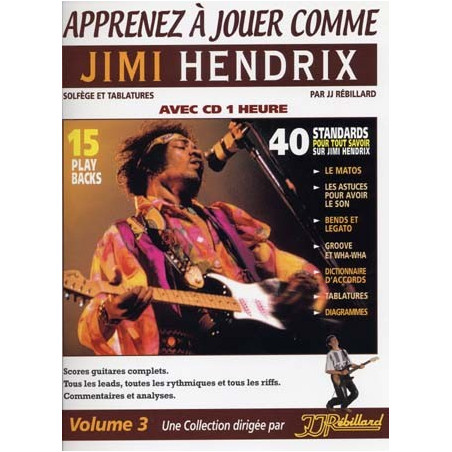Apprenez à jouer comme Jimi Hendrix - JJ Rebillard (+ audio)