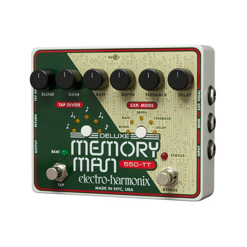 Electro Harmonix Deluxe Memory man Tap tempo 550 ms