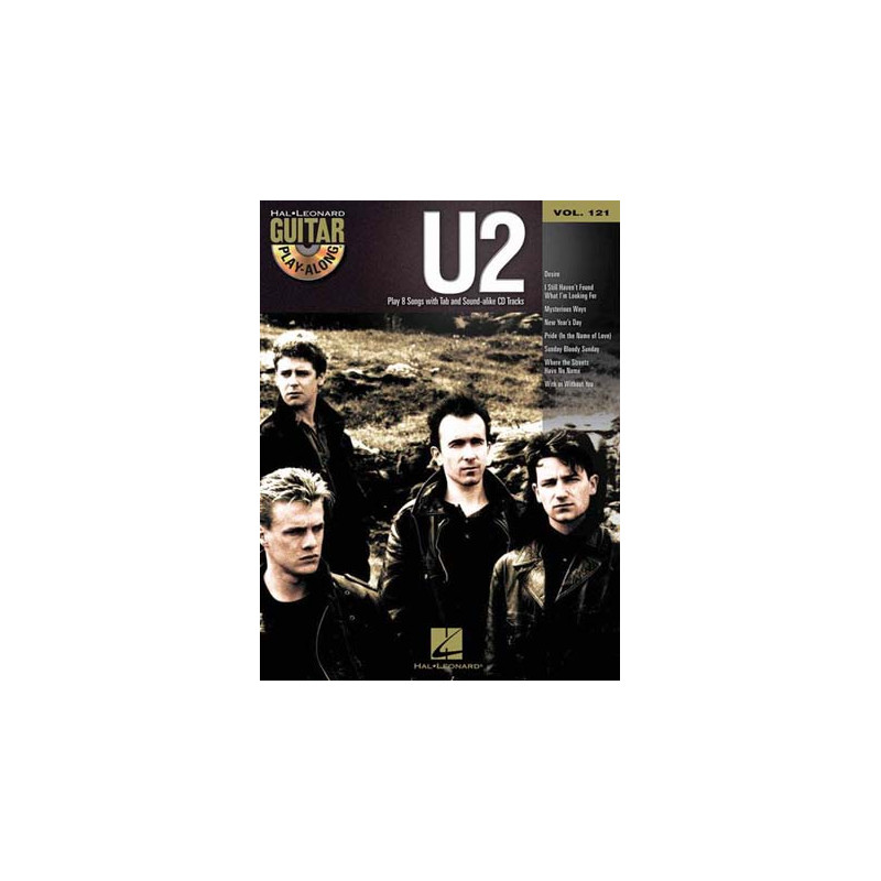 Guitar Play Along V.121 U2 Tab (+ audio)