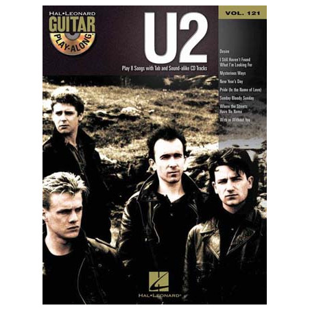 Guitar Play Along V.121 U2 Tab (+ audio)