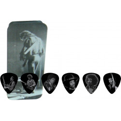 12 médiators Hendrix Silver portrait - Dunlop JH-PT06M