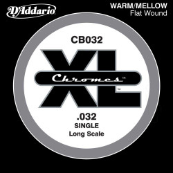 D'addario CB032 - Corde détail filet plat pour basse - tirant 032