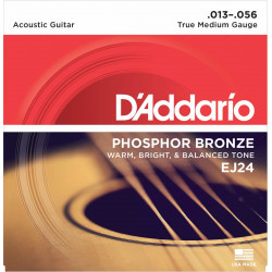 D'addario True Medium EJ24 13-56 - Jeu de Cordes guitare acoustique