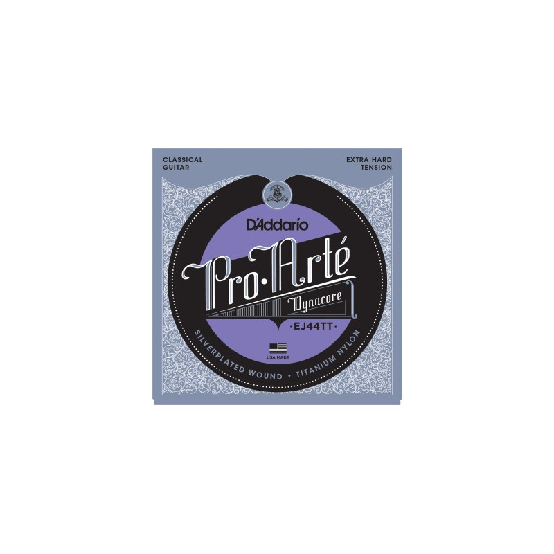 D'addario Pro Arte EJ44TT - Jeu cordes guitare classique 29-47 Hard