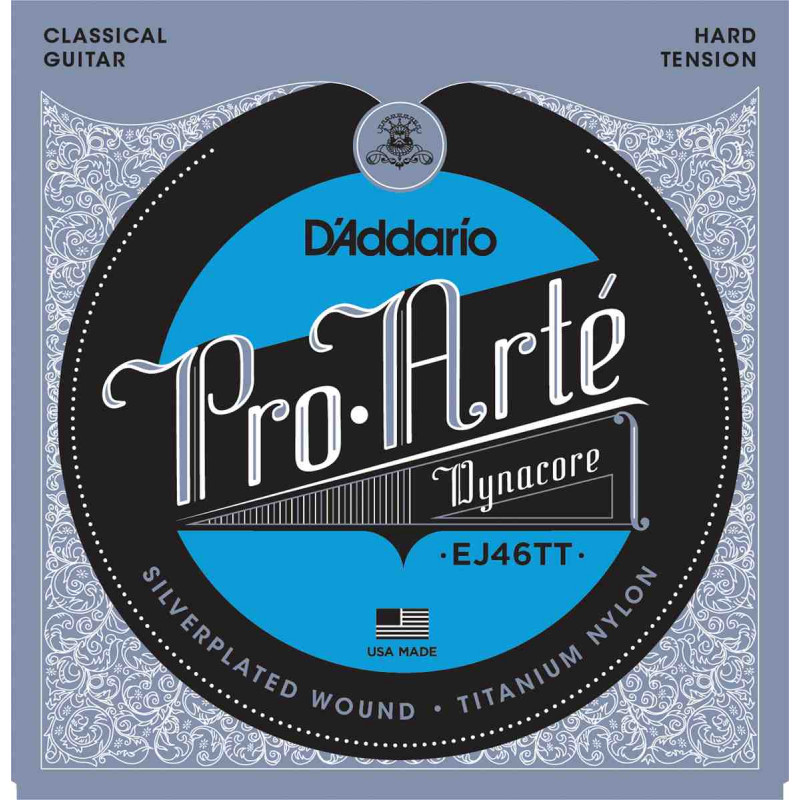 D'addario Pro Arte Dynacore EJ46TT - Tirant fort / Composite-Titanium