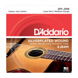 D'addario EJ84M 11-45 Médium  - Jeux cordes manouche Gypsy Jazz