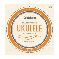 D'addario Pro Arté Titanium EJ87B - Cordes ukulélé Baryton