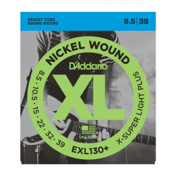 D'addario EXL130PLUS  extralight 8,5-39  - Jeu de cordes guitare électrique