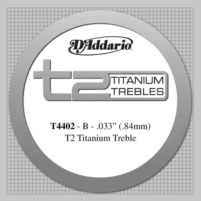 Corde au détail guitare classique D'Addario Titanium 033 Extra Hard - T4402