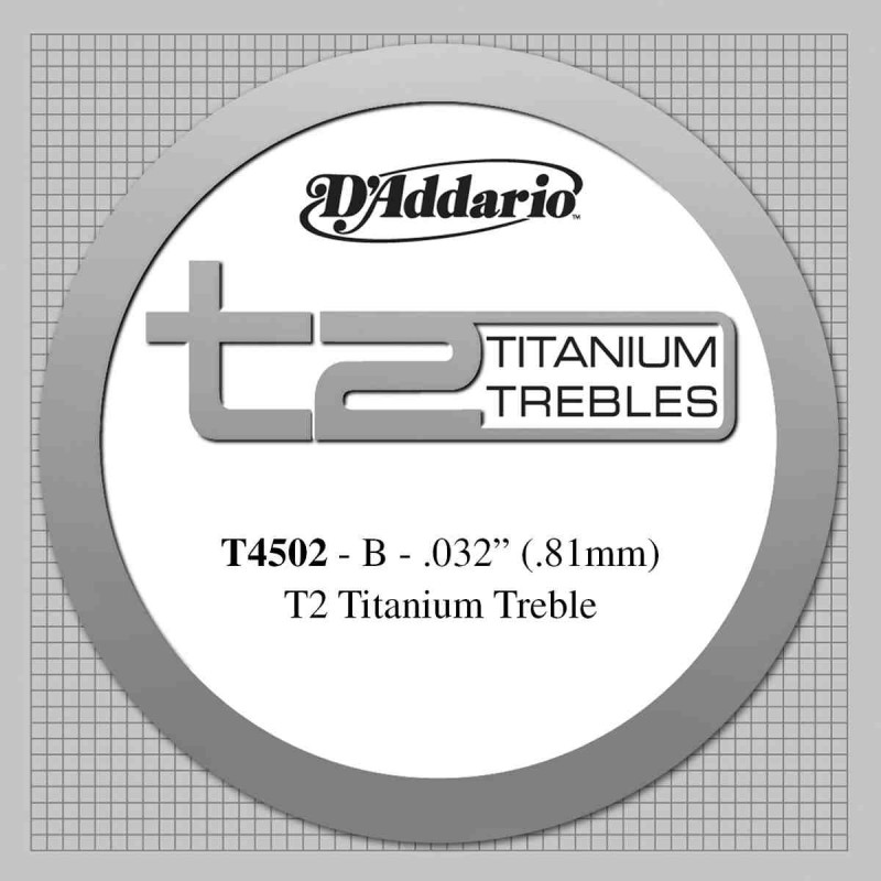Corde au détail guitare classique D'Addario Titanium 032 Normal - T4502