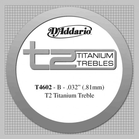Corde au détail guitare classique D'Addario Titanium 032 Hard - T4602