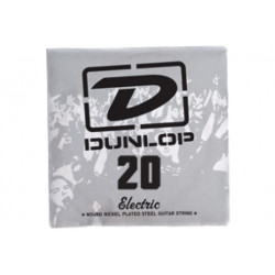 Corde au détail Dunlop DEN20 - guitare électrique - Filet rond 020