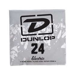 Corde au détail Dunlop DEN24 - guitare électrique - Filet rond 024