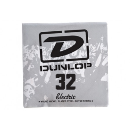 Corde au détail Dunlop DEN32 - guitare électrique - Filet rond 32