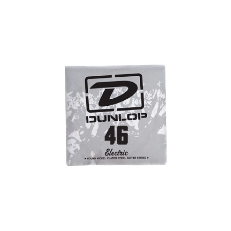 Corde au détail Dunlop DEN46 - guitare électrique - Filet rond 46