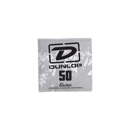 Corde au détail Dunlop DEN50 - guitare électrique - Filet rond 50