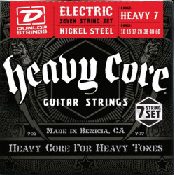 Dunlop DHCN1060-7 Heavier core 10-48+60 - Jeu guitare électrique 7 cordes
