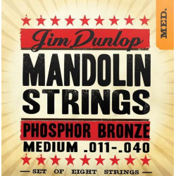 Dunlop DMP1140  Medium 11-40 Phosphor Bronze - Jeu de 8 cordes Mandoline
