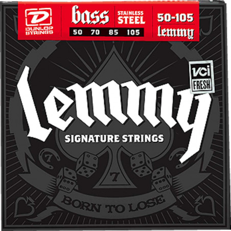 Dunlop LKS50105 Lemmy Signature 50-105 - Jeu cordes guitare basse