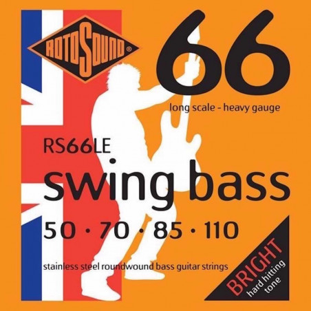 Rotosound 66LE Swing Bass - Heavy 50-110 - jeu guitare basse