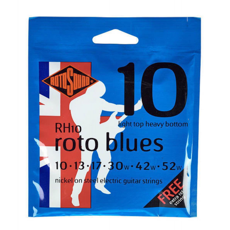 Rotosound Roto Blues RH10 - jeu guitare électrique 10-52