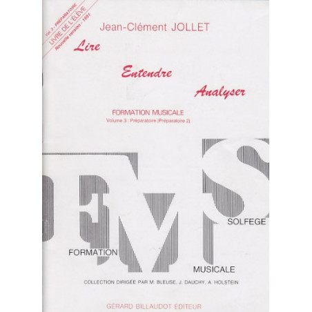 Lire entendre analyser V3A Elève - Jollet