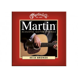 Martin M140 Stock 2 - Jeu de cordes Light 12-54 guitare acoustique