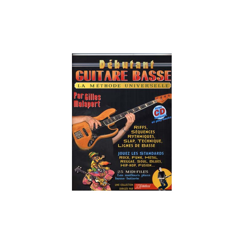 Debutant Guitare Basse - Gilles Malapert (+ audio)