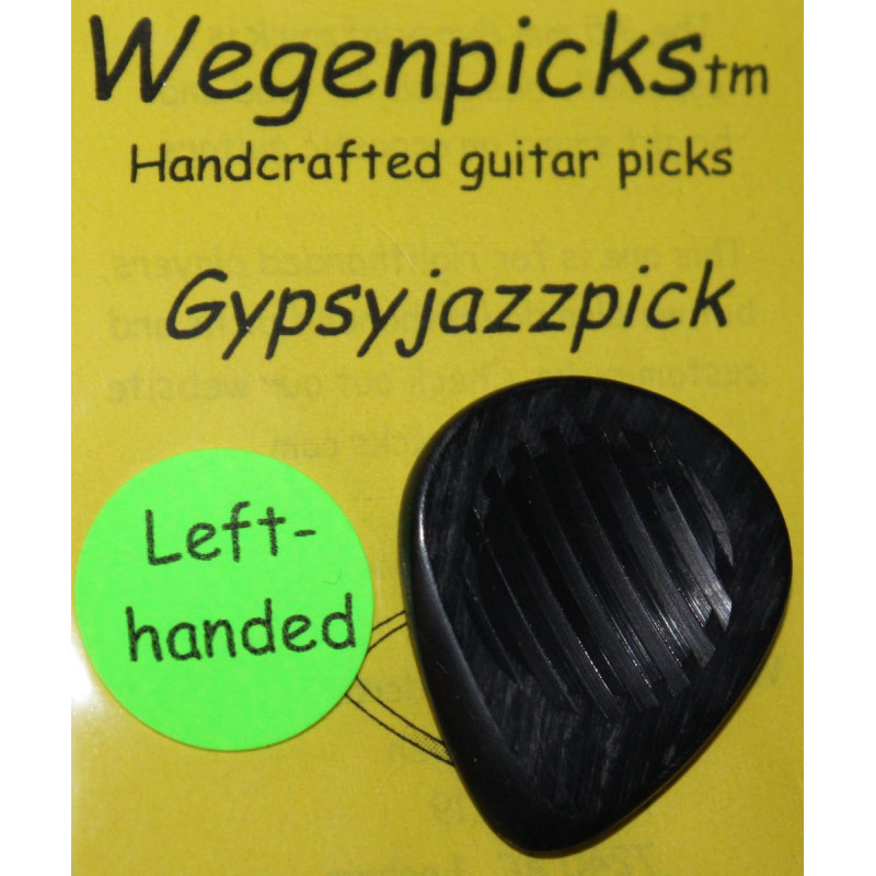 Wegen GypsyJazz pick noir gaucher - 1 Médiator guitare